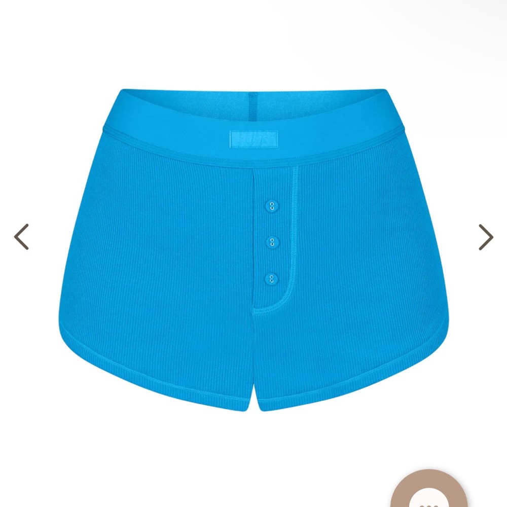 NWT SKIMS MYKONOS ribbed shorts size XS